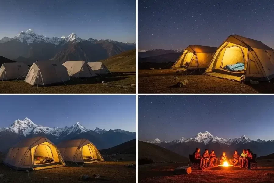 Camping in Gulmarg Wildsnow.in