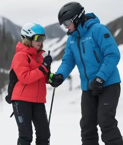 Learn-to-ski-Kashmir Wildsnow.in
